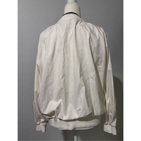Polo Sport Ralph Lauren vintage off white preppy windbreaker jacket M - Picture 7 of 9
